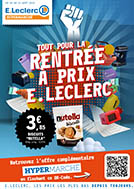 Catalogue E.Leclerc Réunion. Tout pour la rentrée à prix E.Leclerc - (EXPRESS). Du 9 Août Au 21 Août 2022.