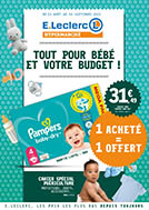 Catalogue E.Leclerc Réunion. Tout pour bébé et votre budget (HYPER). Du 23 Août Au 4 Septembre 2022.