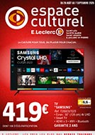 Catalogue E.Leclerc Réunion. La culture pour tous, du plaisir pour chacun (ESPACE CULTUREL). Du 26 Août Au 7 Septembre 2025.