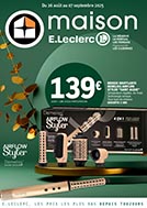 Catalogue E.Leclerc Réunion. Spécial Espace Maison Éléctroménager Technologie (MAISON)	. Du 26 Août Au 7 Septembre 2025.