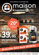 Catalogue E.Leclerc Réunion. Spécial Espace Maison Éléctroménager Technologie (MAISON). Du 21 Octobre Au 2 Novembre 2025.
