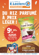 Catalogue E.Leclerc Réunion. Du riz parfumé à prix léger (EXPRESS). Du 18 Novembre Au 30 Novembre 2025.