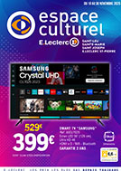 Catalogue E.Leclerc Réunion. La culture pour tous, du plaisir pour chacun (ESPACE CULTUREL). Du 18 Novembre Au 30 Novembre 2025.