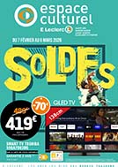Catalogue E.Leclerc Réunion. SOLDES (ESPACE CULTUREL). Du 7 Février Au 6 Mars 2026.