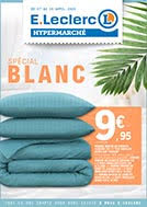 Catalogue E.Leclerc Réunion. Spécial Blanc . Du 7 Avril Au 19 Avril 2026.