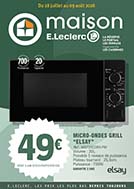 Catalogue E.Leclerc Réunion. Spécial Espace Maison Éléctroménager Technologie (MAISON). Du 28 Juillet Au 9 Août 2026.