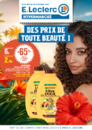 Catalogue E.Leclerc Réunion. Des prix de toute beauté (BEAUTÉ). Du 25 Août Au 6 Septembre 2026.